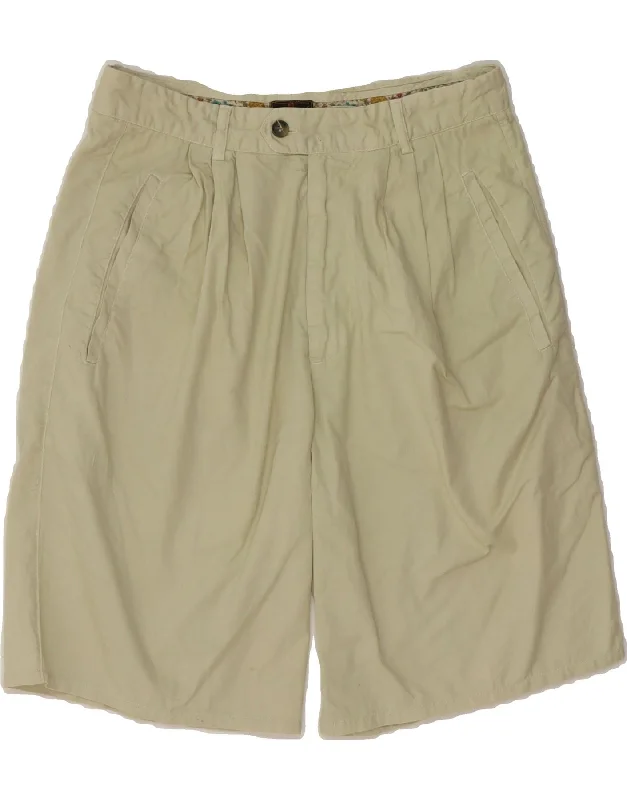 New Autumn And Winter Styles VINTAGE Womens High Waist Pegged Chino Shorts IT 44 Medium W30  Green