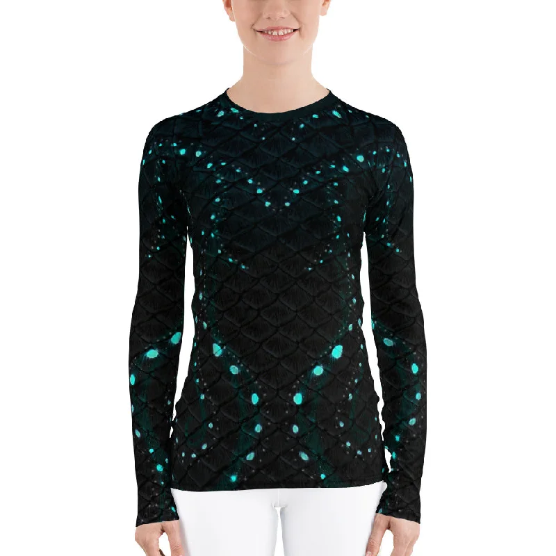Fashionable and casual Twilight Tide Fitted Rash Guard