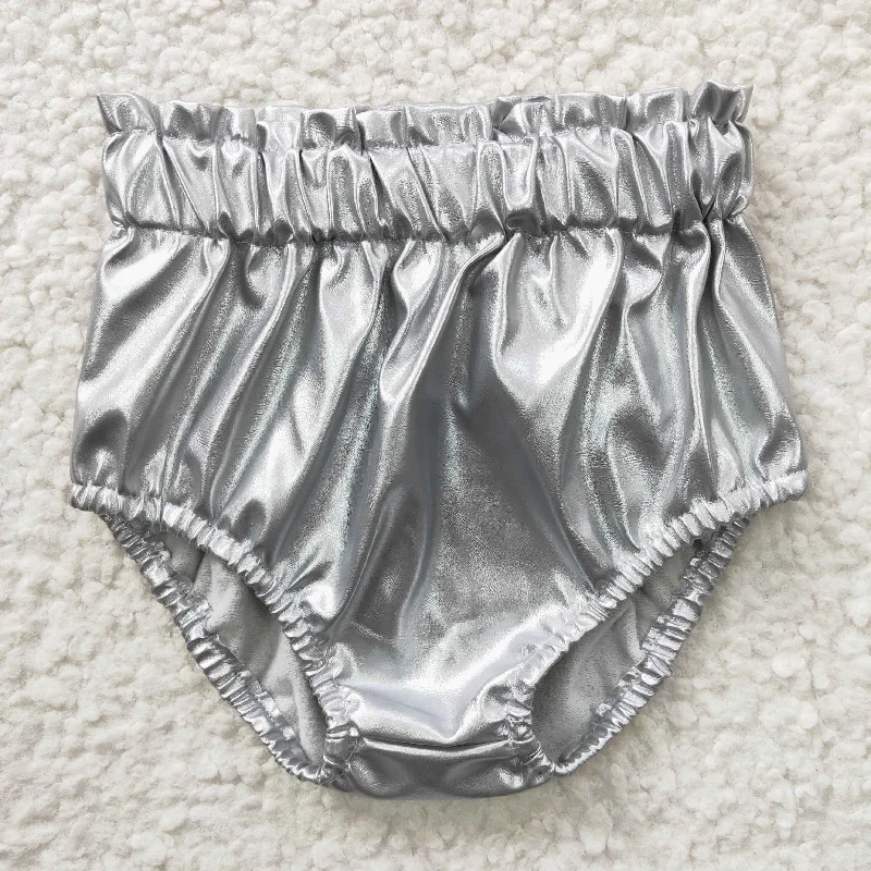 Urban Comfort girls silver leather panties SS0048