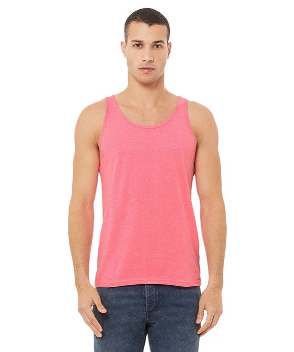 Modern Comfort 3480CVC - Bella + Canvas Unisex Heather CVC Tank Top | Neon Pink