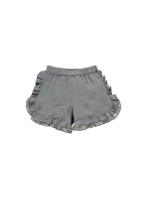 Street Graffiti Design Girls - Cecily Short In Navy/grey