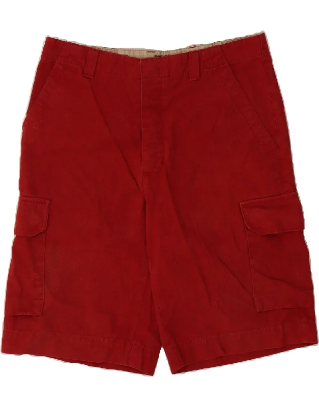 Relaxed Dresses DOCKERS Womens Cargo Shorts W34 Large  Red Cotton