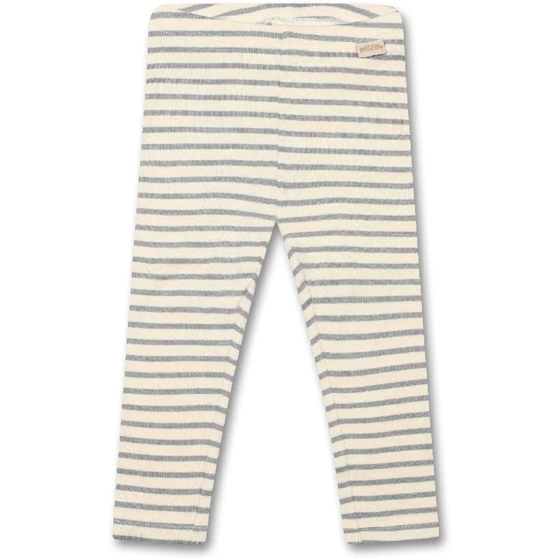 Simple Elegance Petit Piao® Blue Mist Leggings Modal Striped