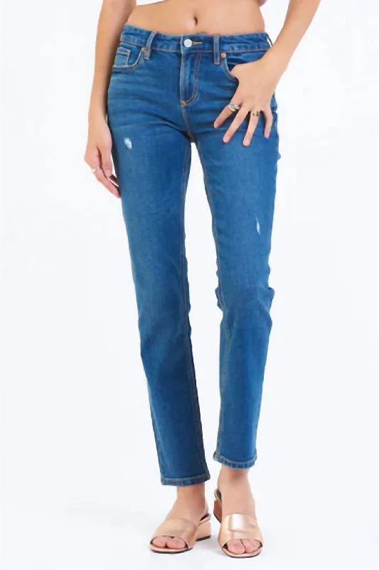 Sweet breath Blaire High Rise Slim Straight Jeans In St. Tropez