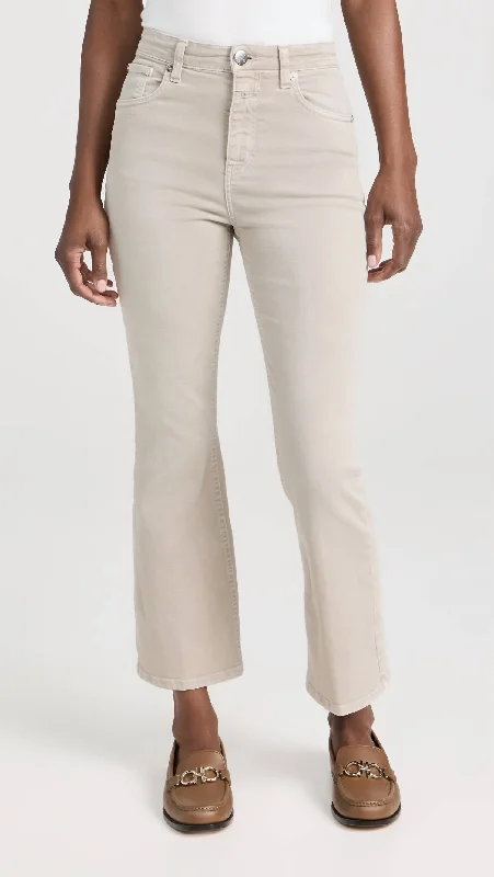 Relaxed And Casual Hi-Sun Jeans In Plaster Beige