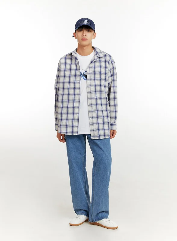 Carefree Men's Baggy Jeans (Blue) IU427