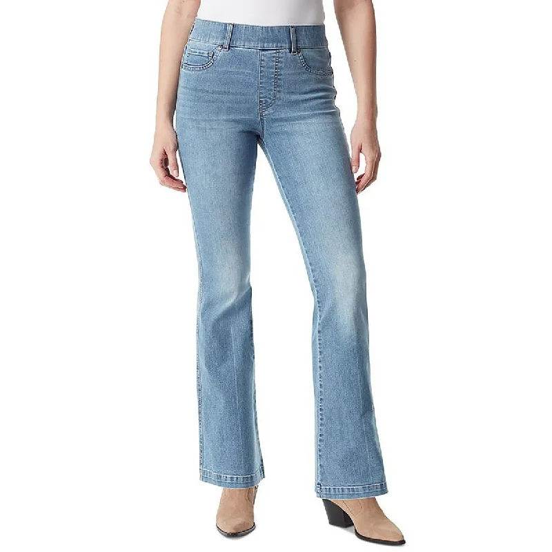Fashionable And Versatile Womens Stretch Denim Flared Jeans