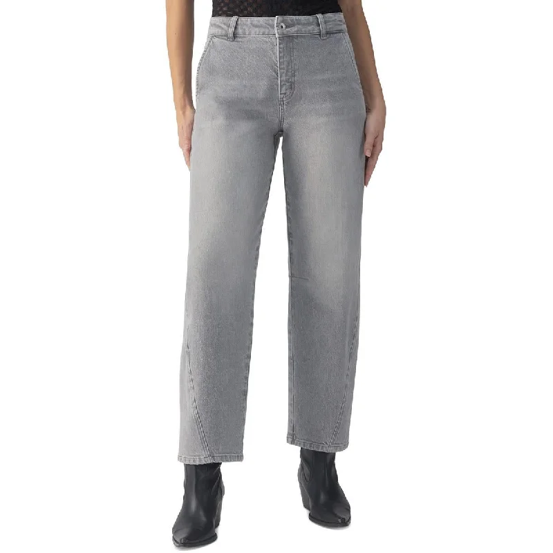 Youthful Womens Stretch Denim Straight Leg Jeans