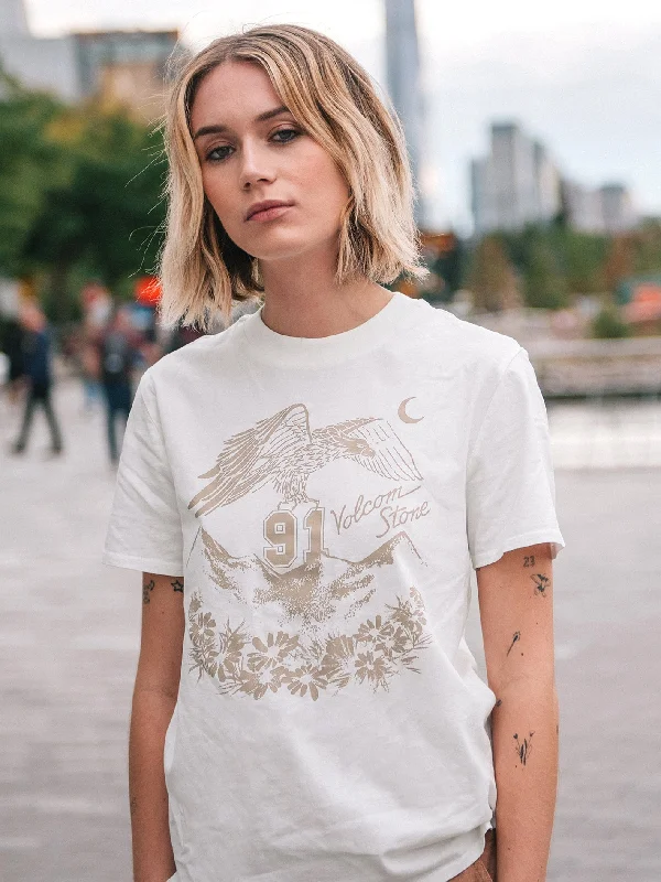 Designer Style Lock It Up Tee - Star White